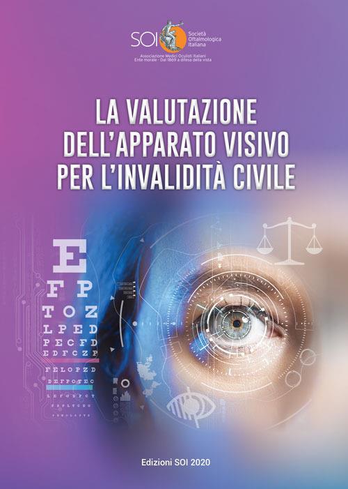 La valutazione dell'apparato visivo per l'invalidità civile. Relazione SOI 2020 - copertina