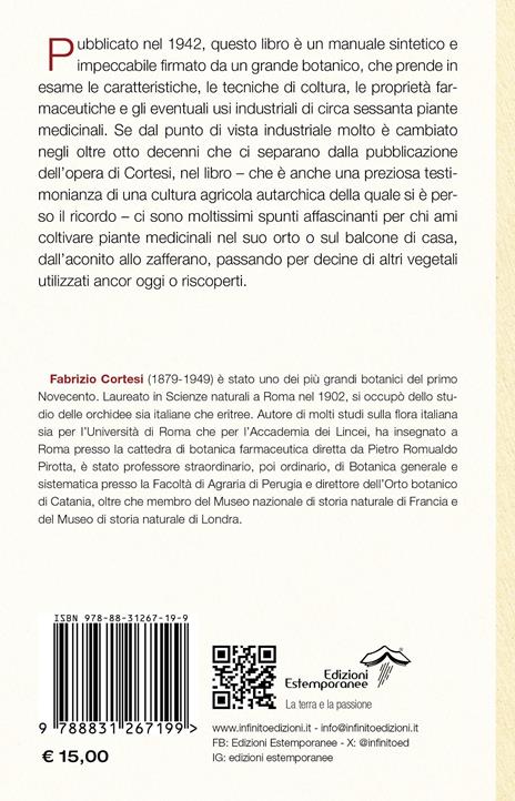 Piante medicinali coltivate - Fabrizio Cortesi - 4