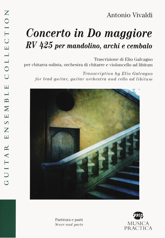 Concerto in Do maggiore RV425 per mandolino, archi e cembalo - Antonio Vivaldi - copertina