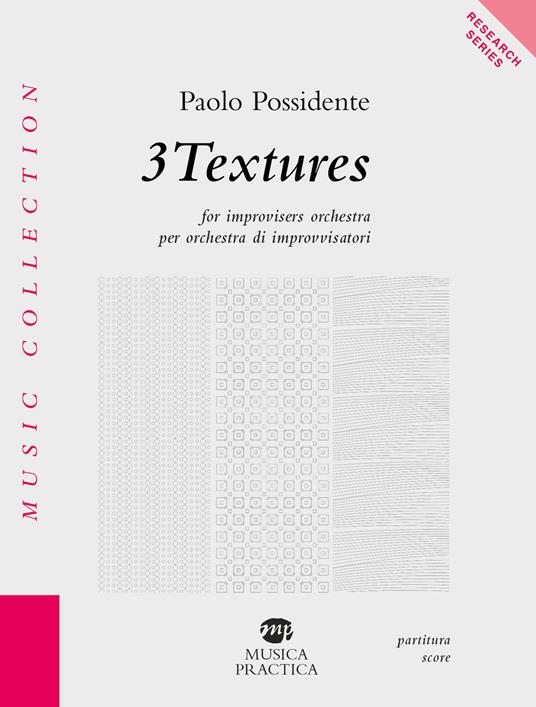 3 Textures. Partitura - Paolo Possidente - copertina
