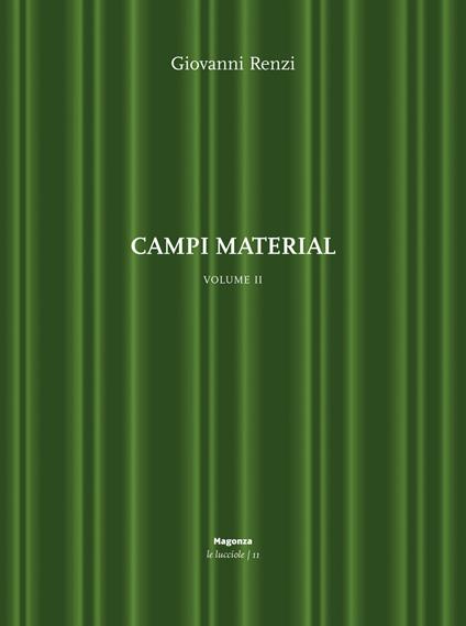 Campi material. Vol. 2 - Giovanni Renzi - copertina