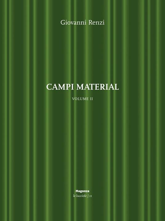 Campi material. Vol. 2 - Giovanni Renzi - copertina