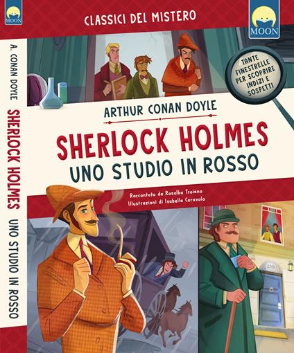 Sherlock Holmes. Uno studio in rosso. Ediz. a colori - Arthur Conan Doyle - copertina