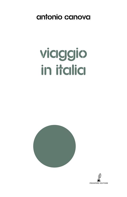 Viaggio in Italia - Antonio Canova - copertina