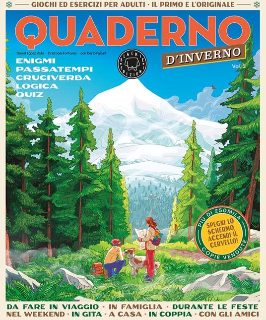 Quaderno d'inverno. Giochi ed esercizi per adulti - copertina