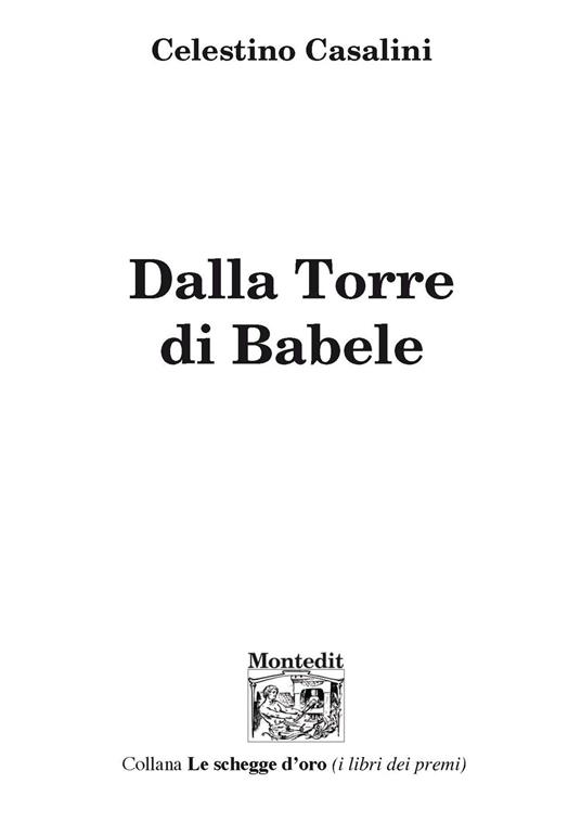 Dalla torre di Babele - Celestino Casalini - copertina
