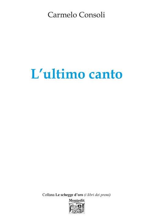 L' ultimo canto - Carmelo Consoli - copertina