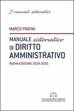 Manuale sistematico di diritto amministrativo