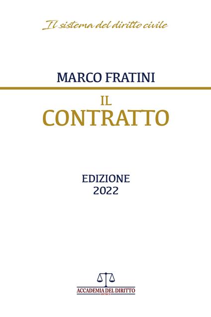 Il contratto - Marco Fratini - copertina