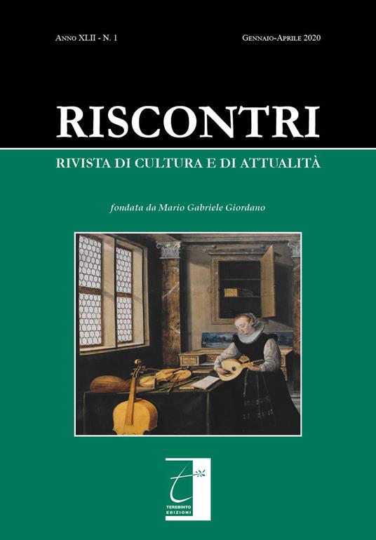 Riscontri. Rivista di cultura e di attualità (2020). Vol. 1: Gennaio-Aprile. - copertina