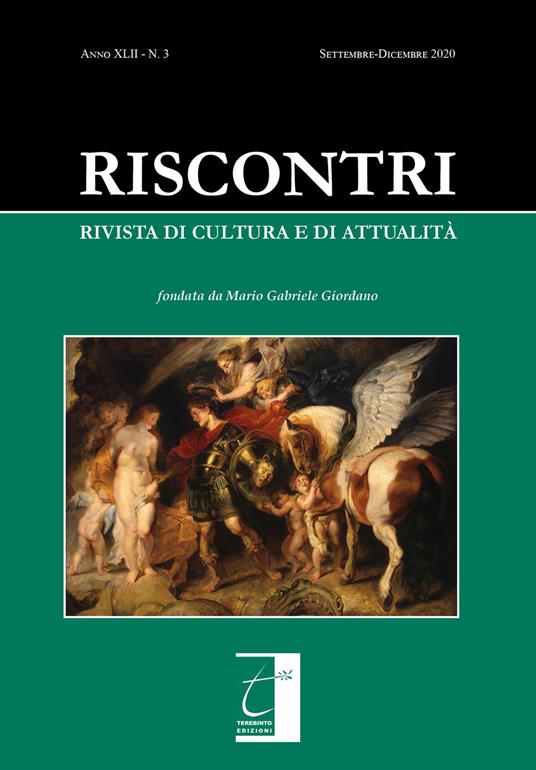 Riscontri. Rivista di cultura e di attualità (2020). Vol. 3: Settembre-dicembre. - copertina