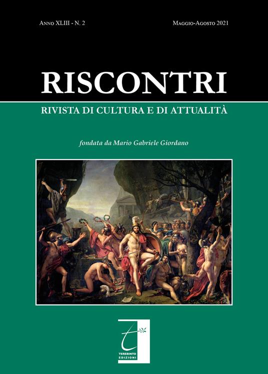 Riscontri. Rivista di cultura e di attualità (2021). Vol. 2: Maggio-agosto. - copertina