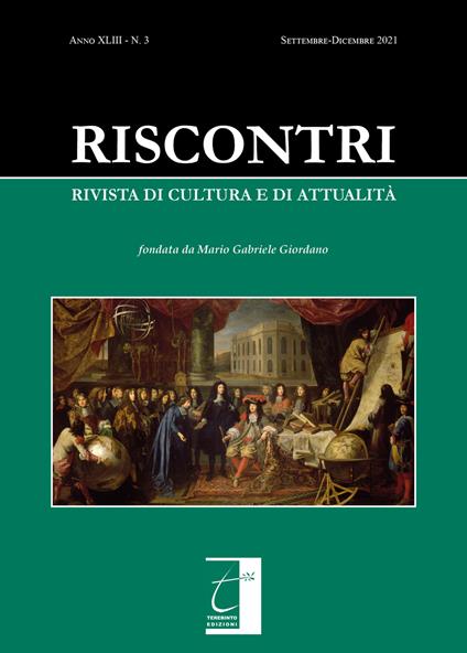 Riscontri. Rivista di cultura e di attualità (2021). Vol. 3: Settembre-dicembre. - copertina