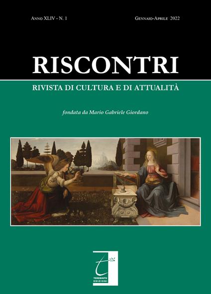 Riscontri. Rivista di cultura e di attualità (2022). Vol. 1: Gennaio-Aprile - copertina