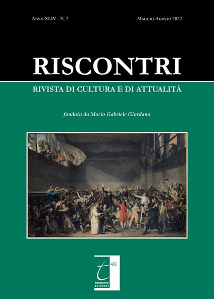 Riscontri. Rivista di cultura e di attualità (2022). Vol. 2 - copertina