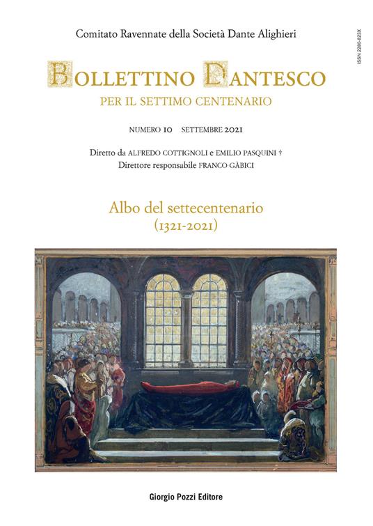 Bollettino dantesco. Per il settimo centenario (2021). Vol. 10 - copertina