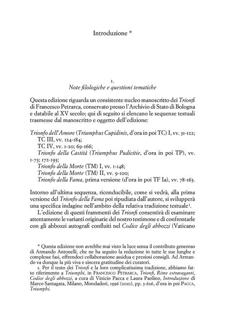 Frammenti dei «Trionfi» di Petrarca all'Archivio di Stato di Bologna - 2