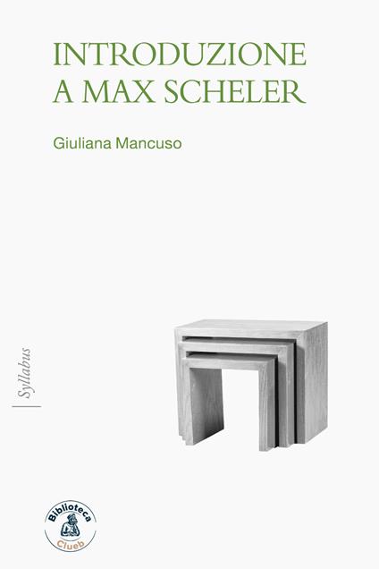 Introduzione a Max Scheler - Giuliana Mancuso - copertina