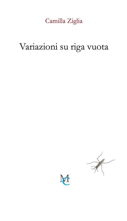 Variazioni su riga vuota - Camilla Ziglia - copertina