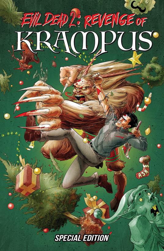 Revenge of krampus. Evil dead 2 - copertina