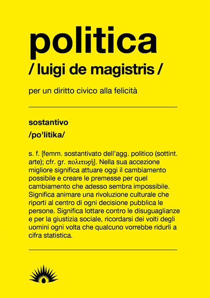 Politica - Luigi De Magistris - copertina
