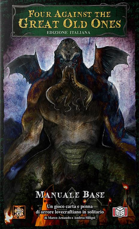 Four Against The Great Old Ones - Manuale Base. Gioco da tavolo