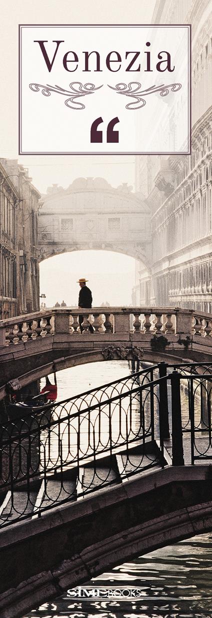 Venezia. Segnalibro - Sime Books - copertina