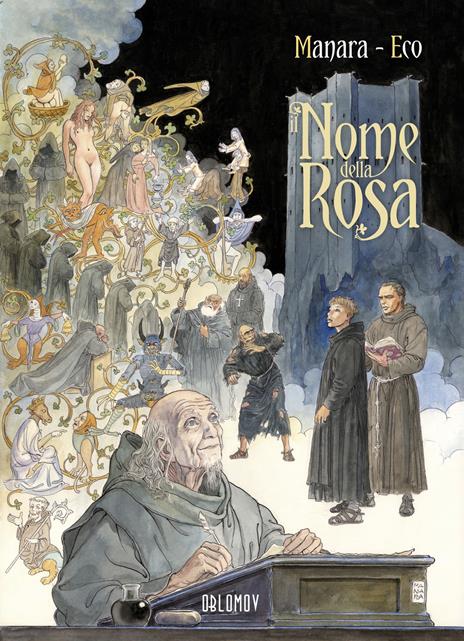 Il nome della rosa - Milo Manara,Umberto Eco - copertina