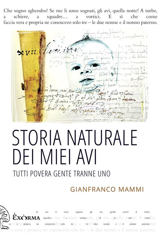 Storia naturale dei miei avi - Gianfranco Mammi - copertina