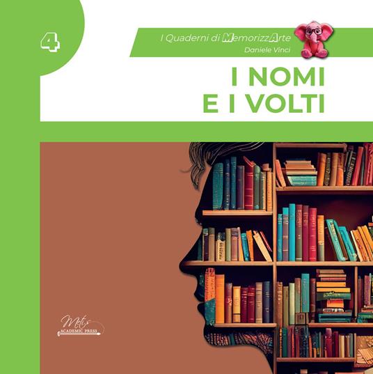 I nomi e i volti. Guida completa con esercizi. I quaderni di MemorizzArte. Vol. 4 - Daniele Vinci - copertina
