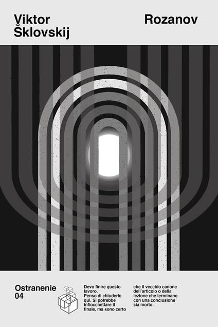 Rozanov - Viktor Šklovskij - copertina