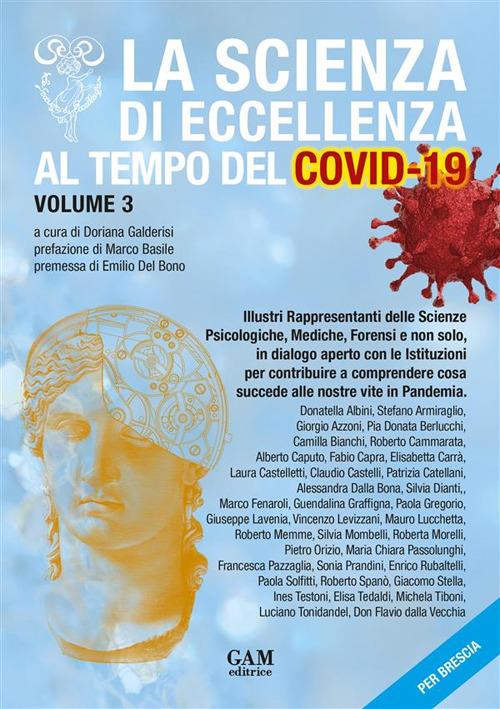 La scienza di eccellenza al tempo del Covid-19. Vol. 3 - Doriana Galderisi - copertina