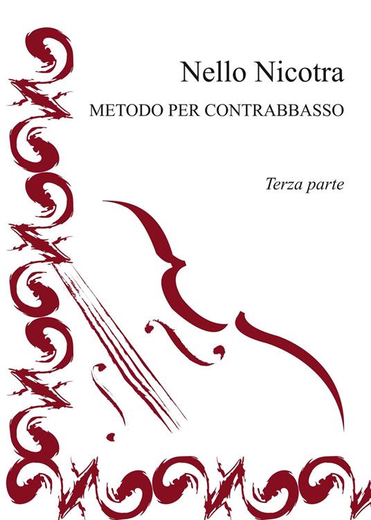 Metodo per contrabbasso. Vol. 3 - Nello Nicotra - copertina