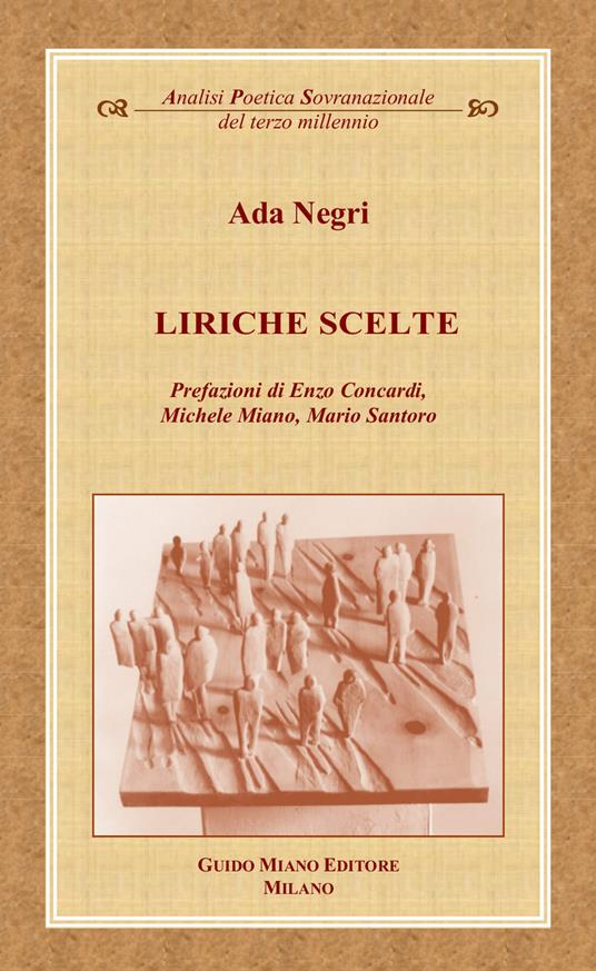 Liriche scelte - Ada Negri - copertina