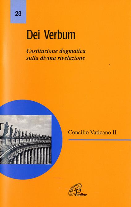 Dei Verbum. Costituzione dogmatica sulla divina rivelazione - copertina