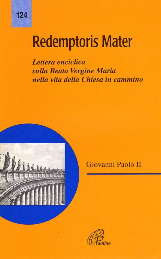 Redemptoris mater - Giovanni Paolo II - copertina