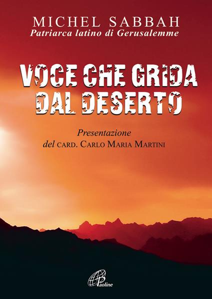 Voce che grida dal deserto - Michel Sabbah - copertina