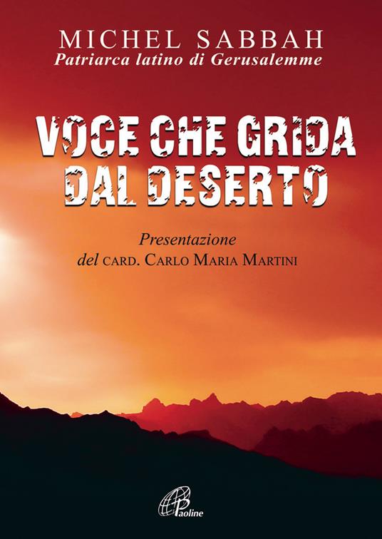 Voce che grida dal deserto - Michel Sabbah - copertina