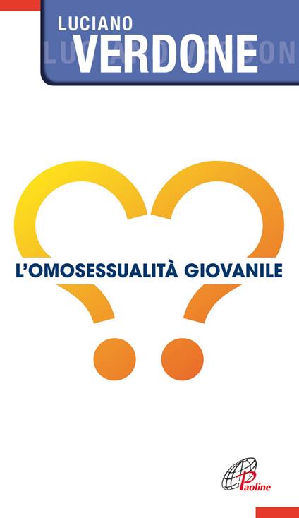 L' omosessualità giovanile - Luciano Verdone - copertina