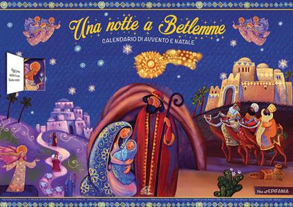 Una notte a Betlemme. Calendario di Avvento e Natale. Ediz. illustrata - Mariangela Tassielli - copertina