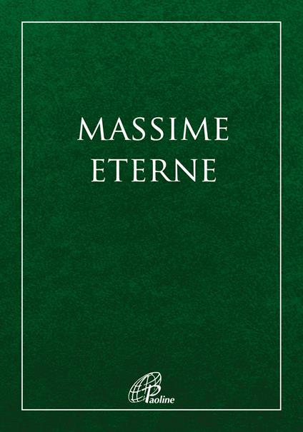 Massime eterne - copertina