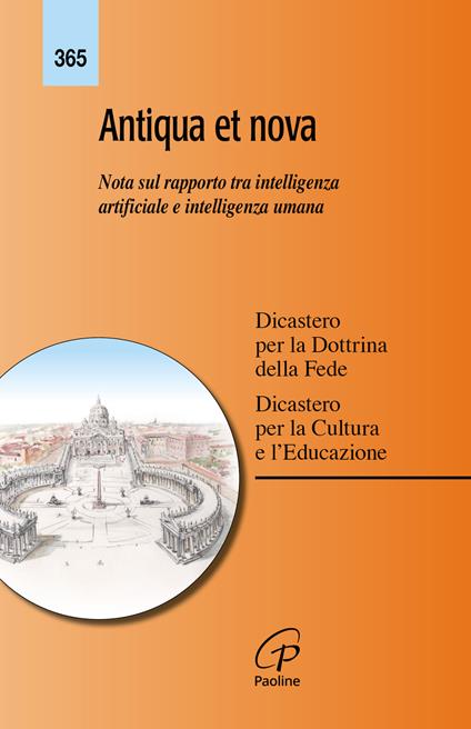 Antiqua et nova. Nota sul rapporto tra intelligenza artificiale e intelligenza umana - copertina