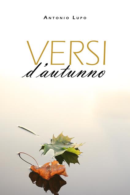 Versi d'autunno - Antonio Lupo - copertina