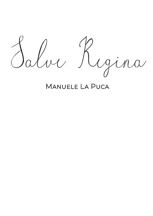 Salve Regina - Manuele La Puca - copertina