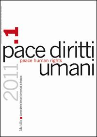 Pace diritti umani-Peace human rights (2011). Vol. 1 - copertina
