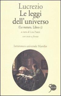 Le leggi dell'universo. La natura, libro I. Testo latino a fronte - Tito Lucrezio Caro - copertina