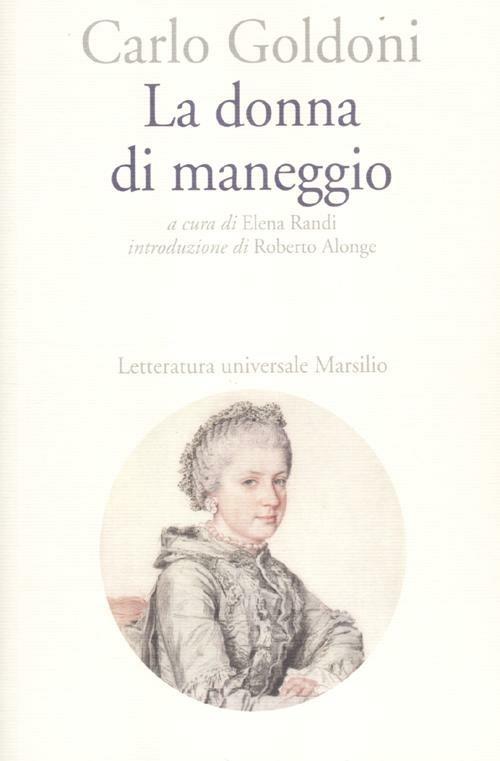 La donna di maneggio - Carlo Goldoni - copertina