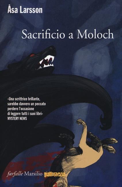 Sacrificio a Moloch - Åsa Larsson - copertina