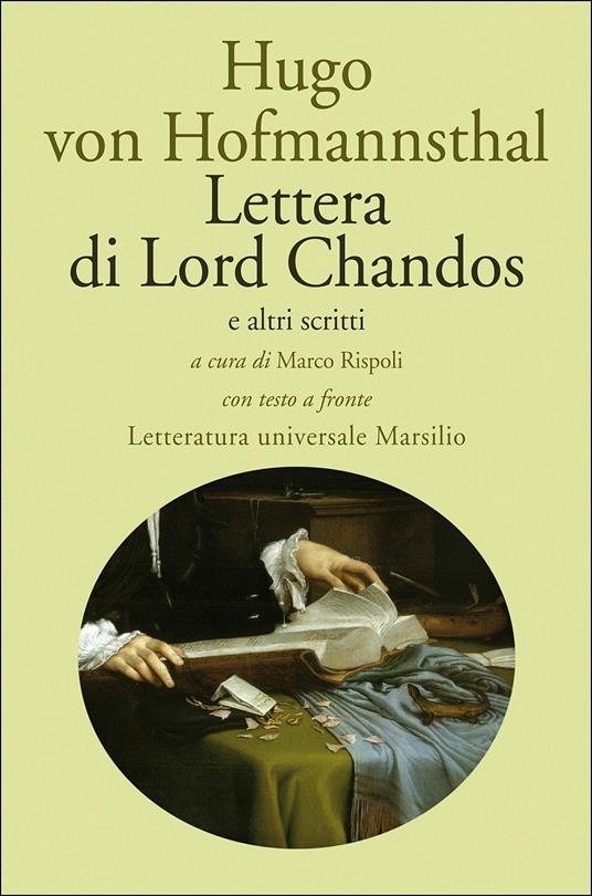Lettera di Lord Chandos e altri scritti. Testo tedesco a fronte - Hugo von Hofmannsthal - copertina