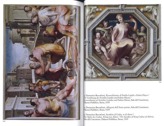 Etica repubblicana nel Palazzo Pubblico di Siena (1315-1535). Simone Martini, Ambrogio Lorenzetti, Taddeo di Bartolo, Domenico Beccafumi. Ediz. italiana, tedesca e inglese - Alois Riklin - 5